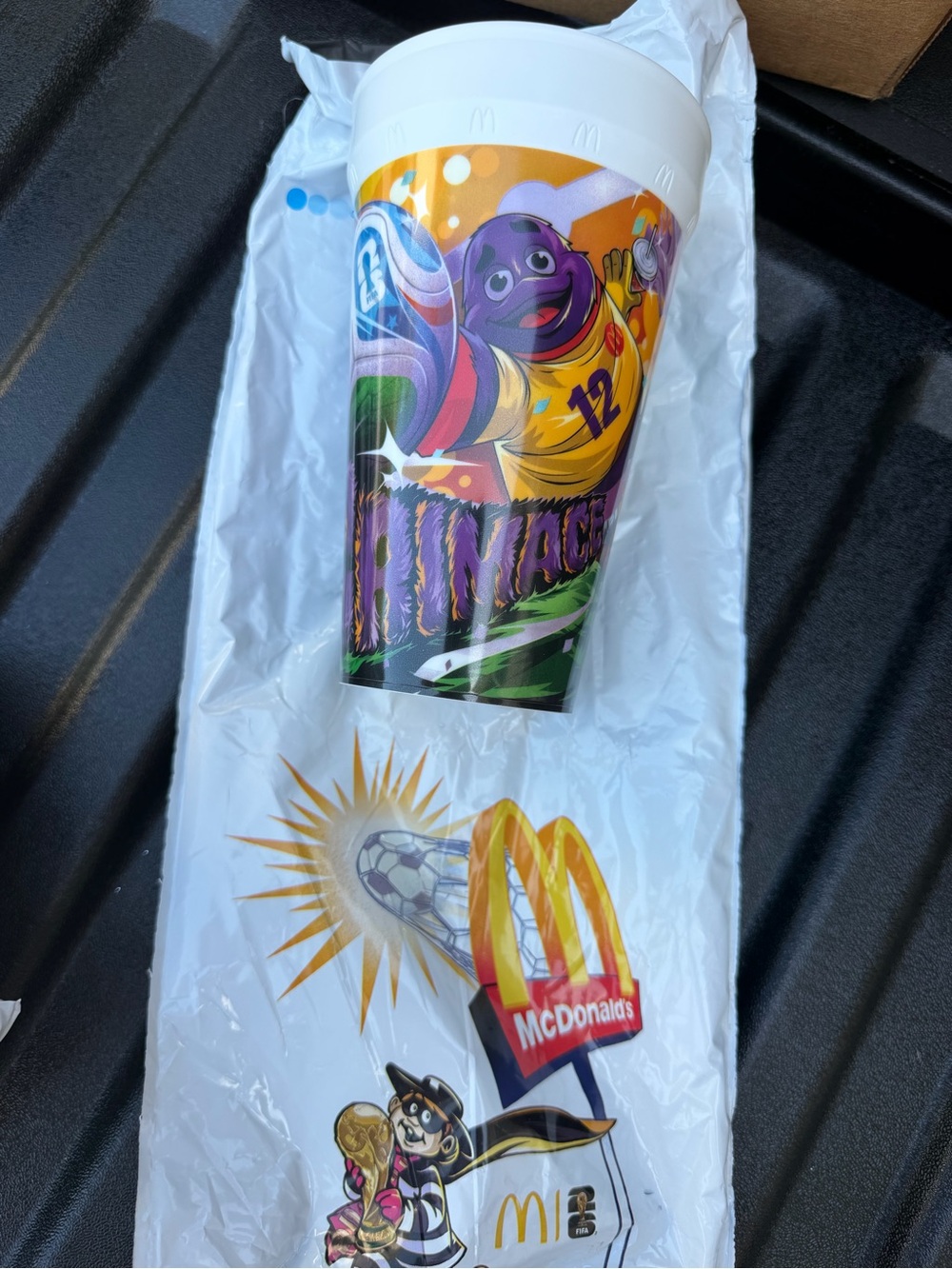 McDonald's Grimace Fifa Promotional Cup - Purple